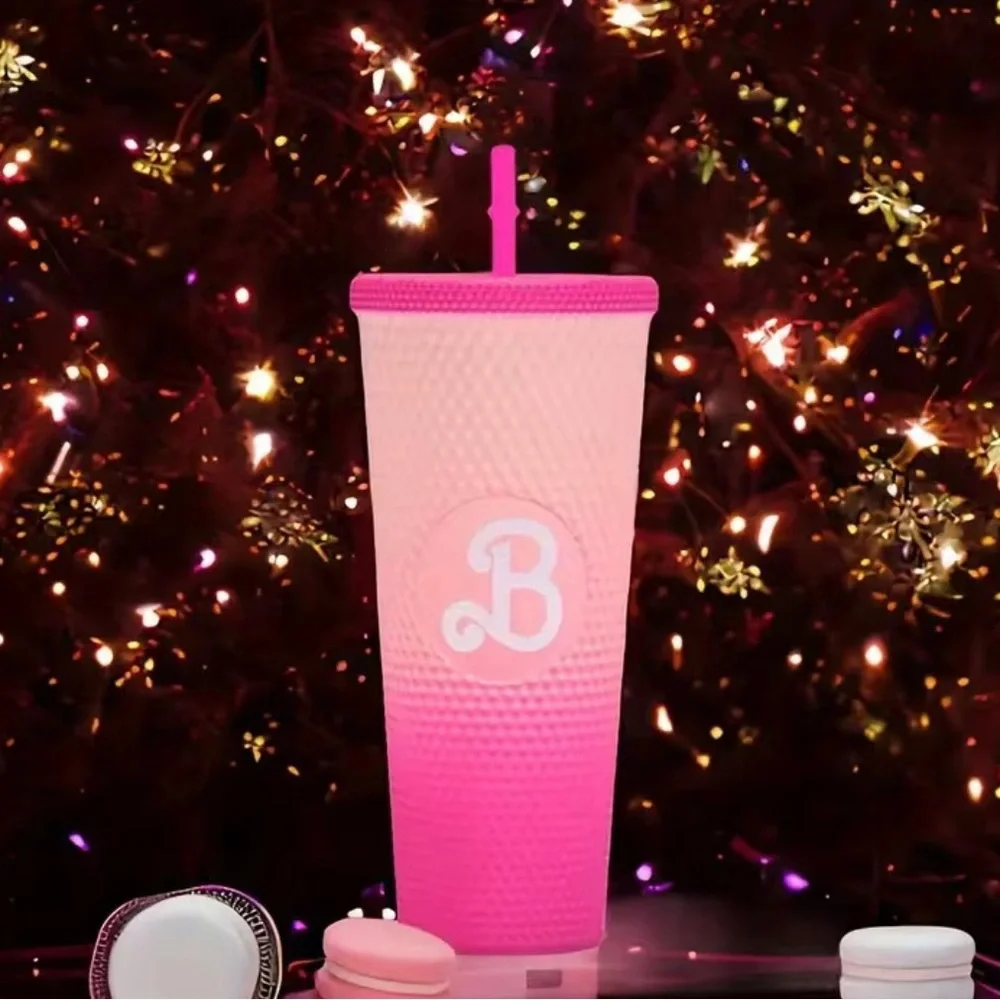 New! 24OZ Pink Barbie Tumbler